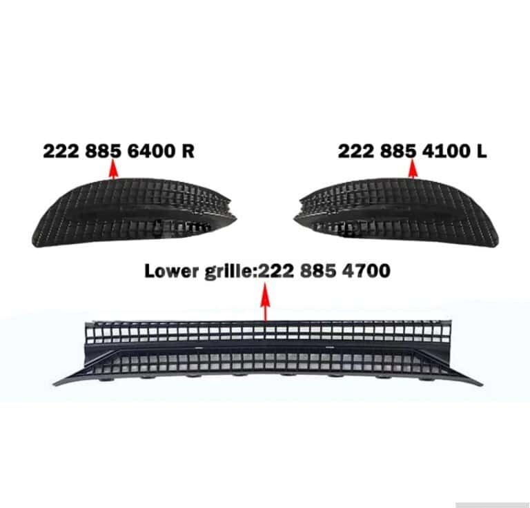 Bumper grille for Mercedes W222 Maybach 2017 / W447 - Tenderyard