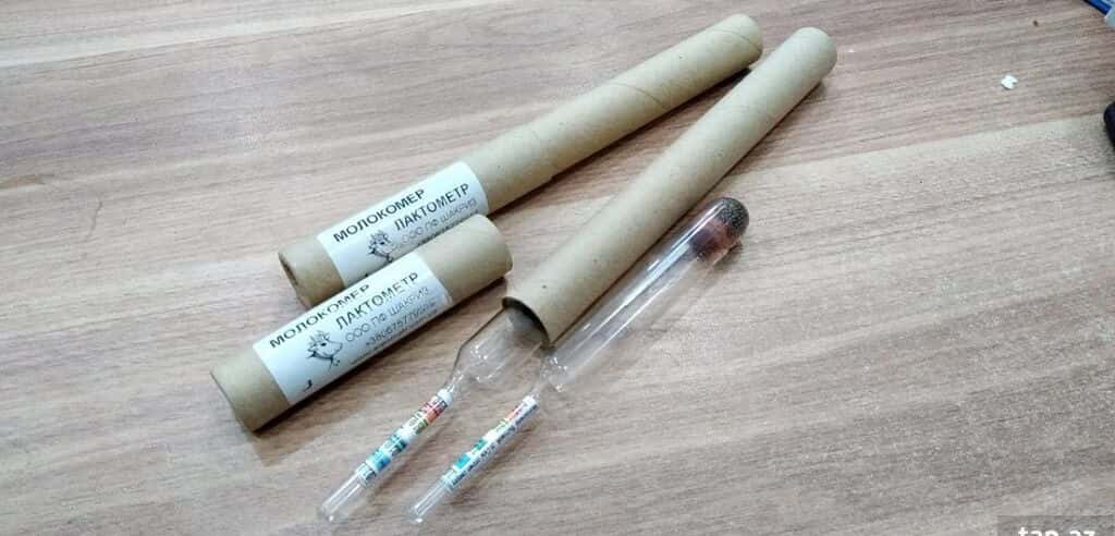 Lactometer device for measuring milk fat content - Tenderyard