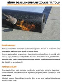 Bitum əsaslı membran izolyasiya — şəkil 2