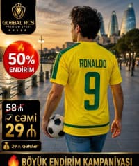 Braziliya Ronaldo Nazario 9 Retro Futbol Forması — şəkil 15