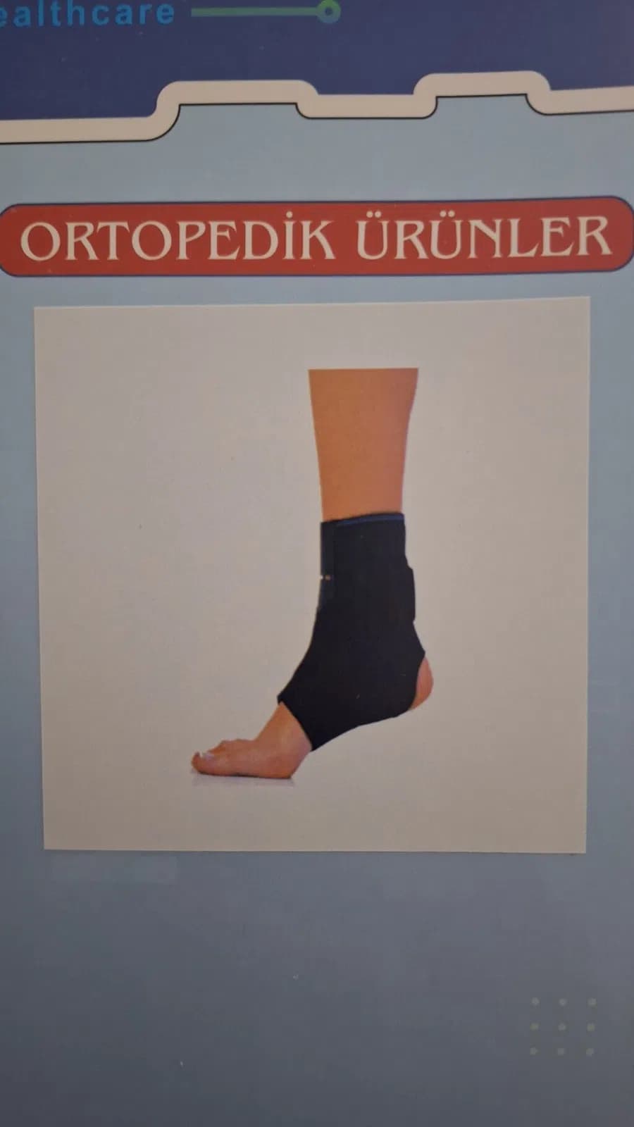 Ayaq üçün ortopedik korset