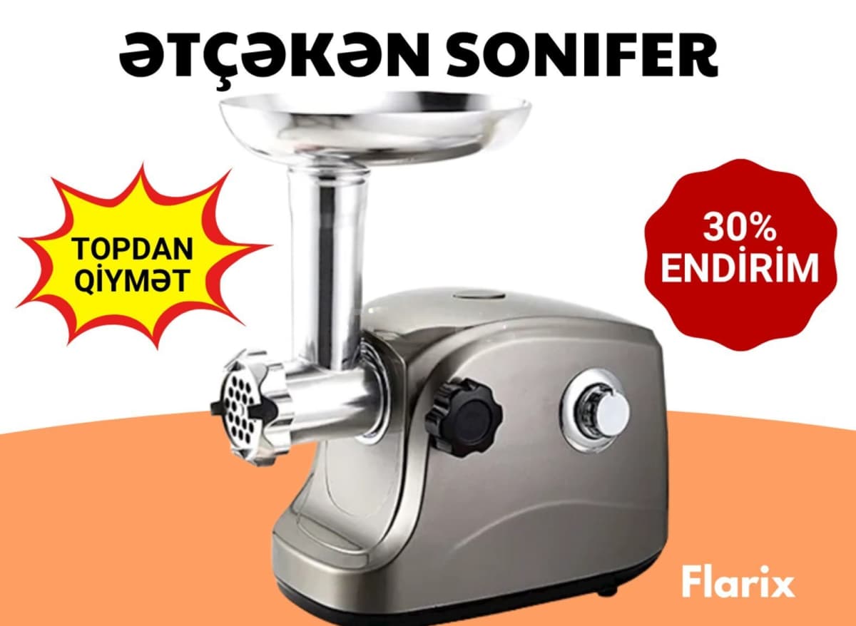 Sonifer ətçəkən maşın