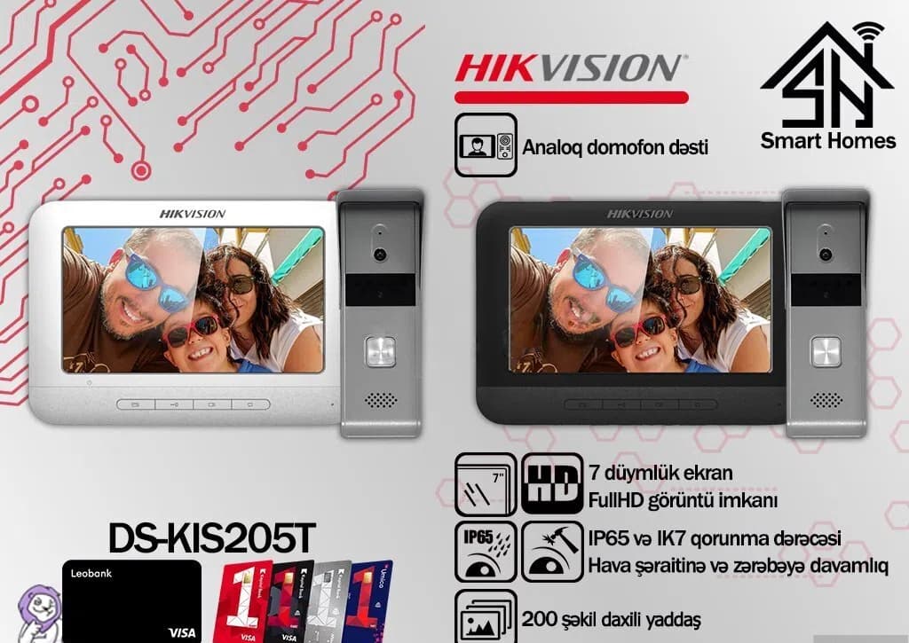 Domofon dəsti Hikvision DS-KIS205T