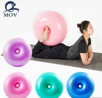 Ortası Dəlikli Aerobika və Pilates Topu — şəkil 1