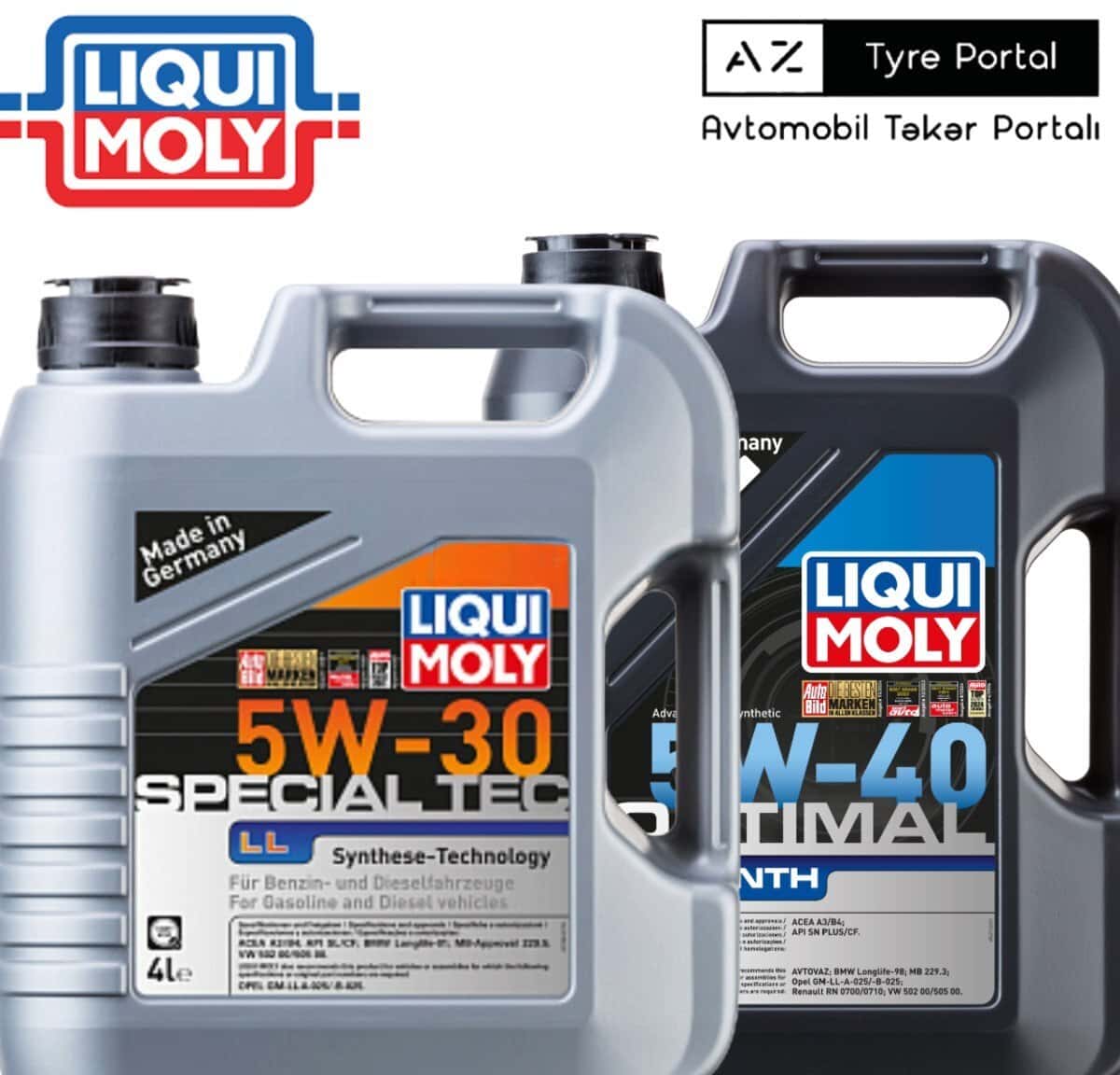 Liqui Moly Avtomobil Mühərrik Yağları - Tenderyard