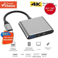 Type-C Hub 3in1 4K adapter — şəkil 18
