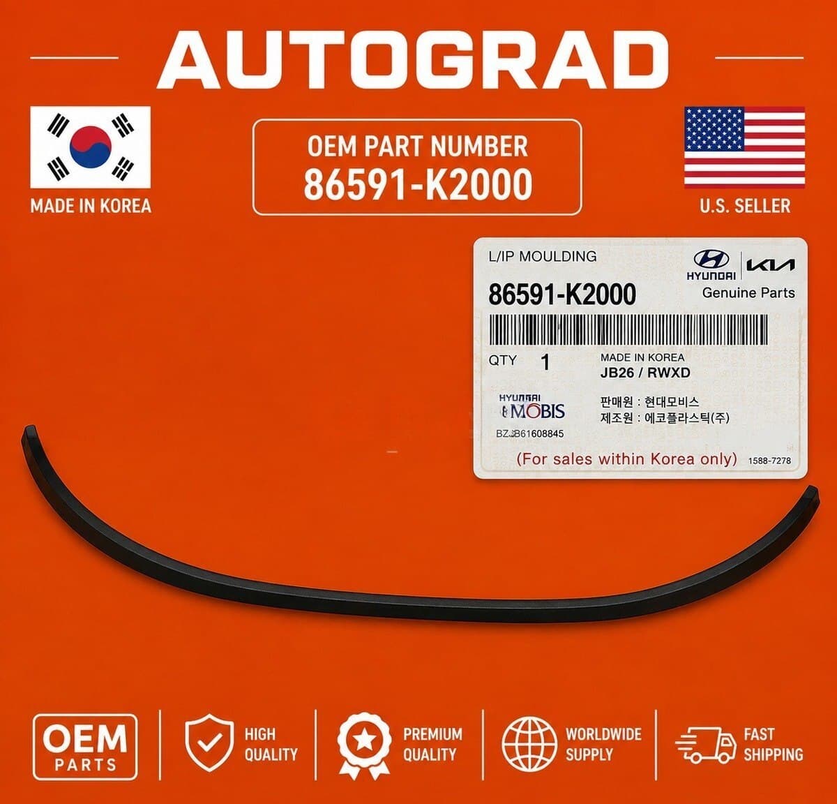 Alt lip Hyundai Venue 2019-2023