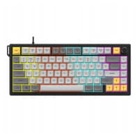 Klaviatura Ajazz AF82 Black Gray Yellow — şəkil 2