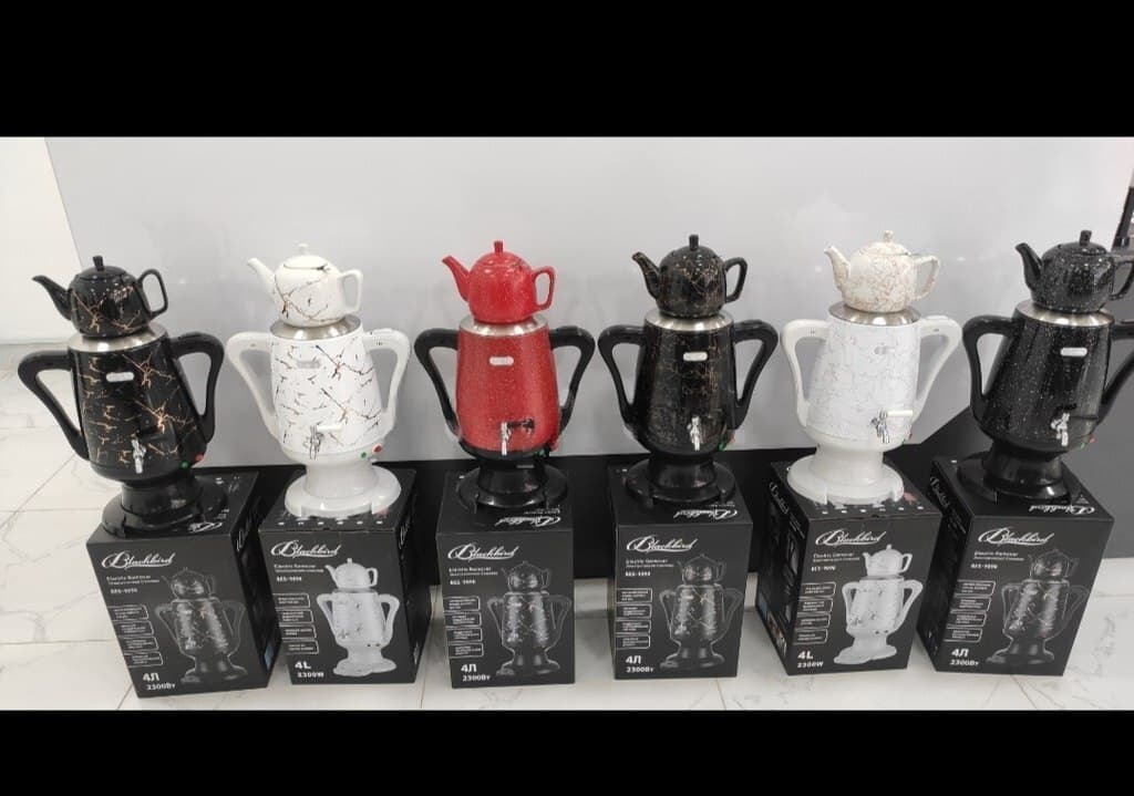 Samovar Paslanmayan polad material