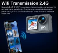 Action kamera MTR40 5K Ultra HD — şəkil 6