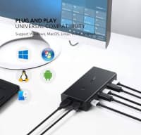 HDMI Switch Ugreen 50744 2-in-1 KVM — şəkil 7