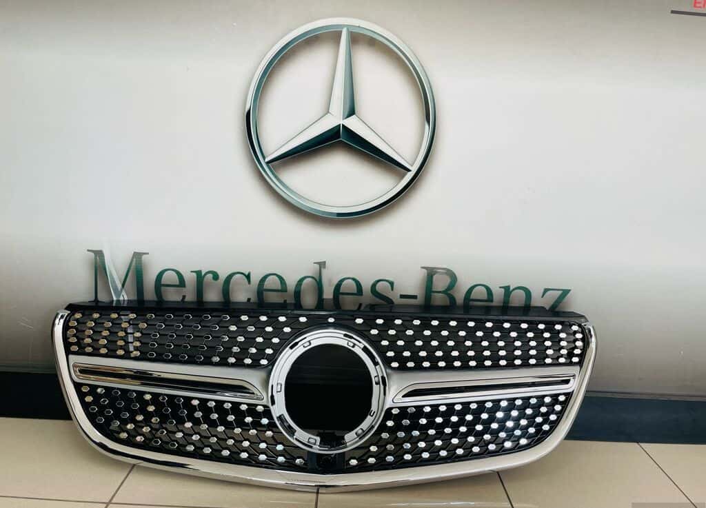 Radiator grille Mercedes W447 2015-2020 chrome silver - Tenderyard