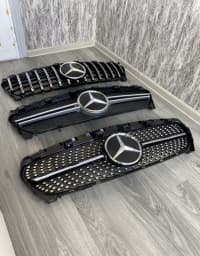 Radiator barmaqlığı Mercedes CLA W117 AMG/Diamond/GT — şəkil 2