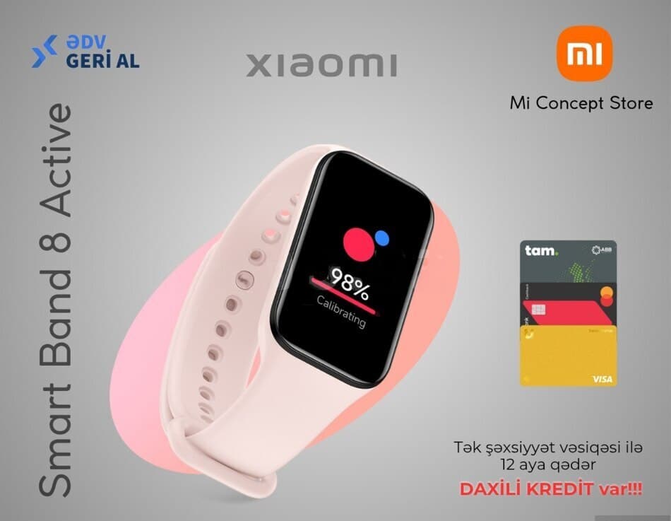 Smart saat Xiaomi 46 mm Qara