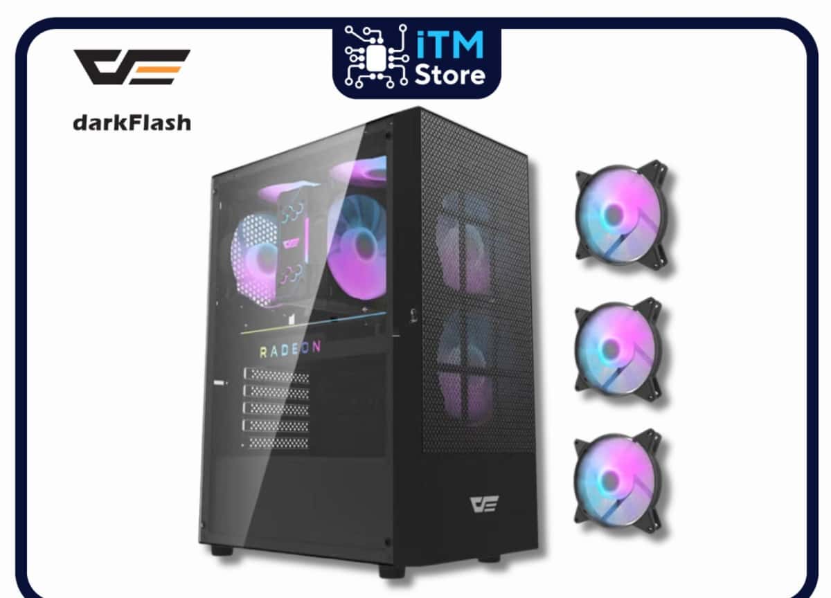 Computer case Aigo Darkflash A290 Black ATX - Tenderyard