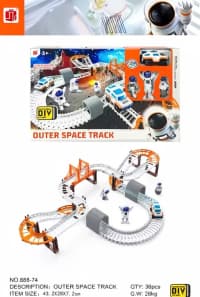 Outer Space Track Oyuncaq Avtomobil Dəsti — şəkil 4