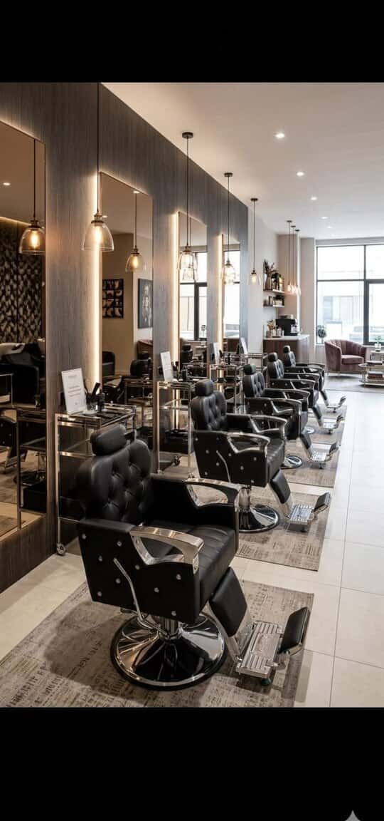 Salon chair for barbershops and beauty salons - Tenderyard