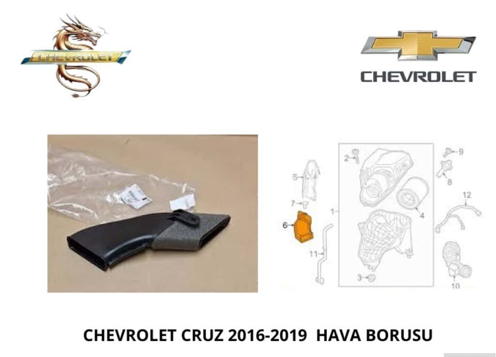 Air intake hose Chevrolet Cruze 2016-2019 - Tenderyard