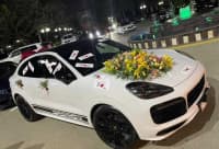 Uşaq üçün kirayə avtomobil Porsche Cayenne 2022 — şəkil 8