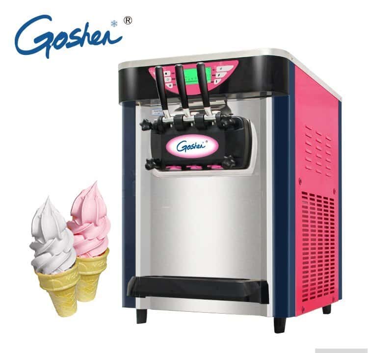 BJ218S 3-Color Desktop Soft Serve Ice Cream Machine - Tenderyard