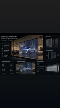 Şəffaf LED Ekran Reklam Sistemi — şəkil 2