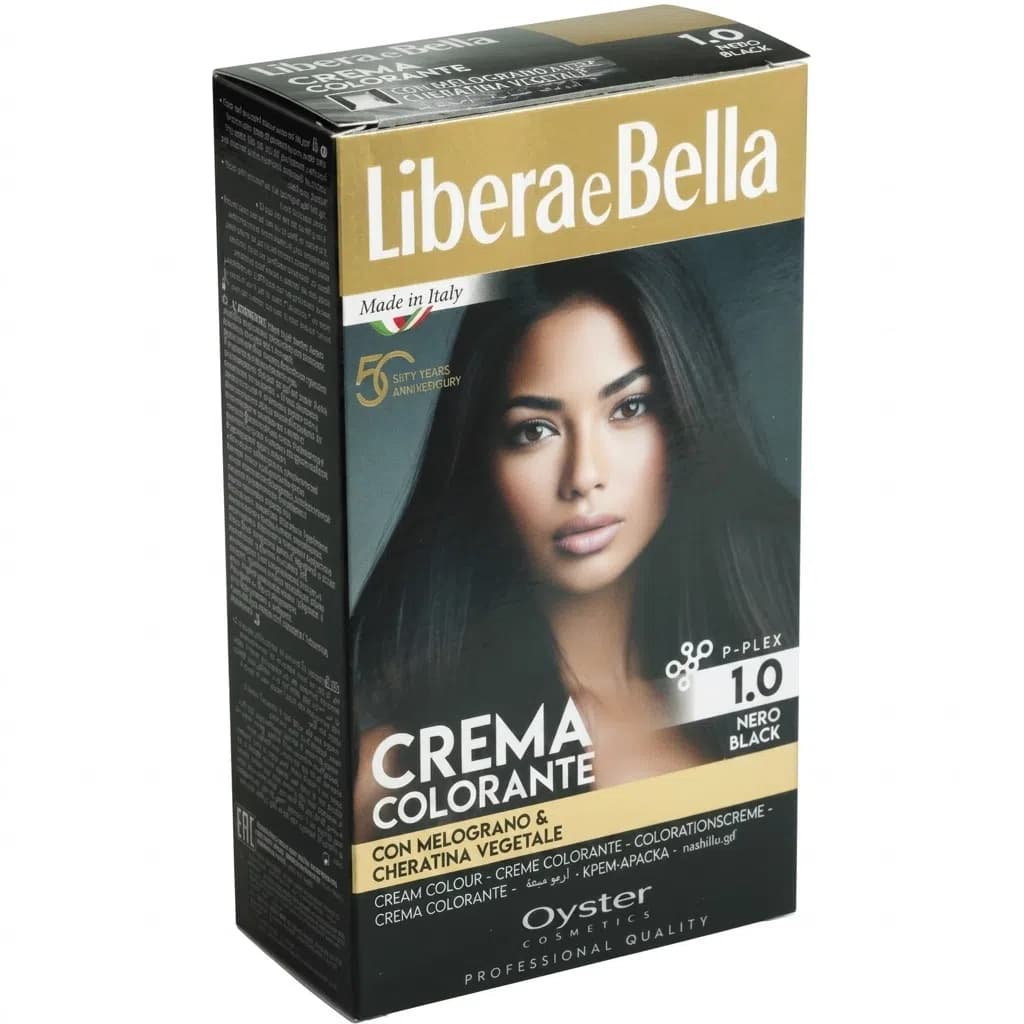 Oyster Libera e Bella Saç Boyası 1.0 Nero Black 121 ml