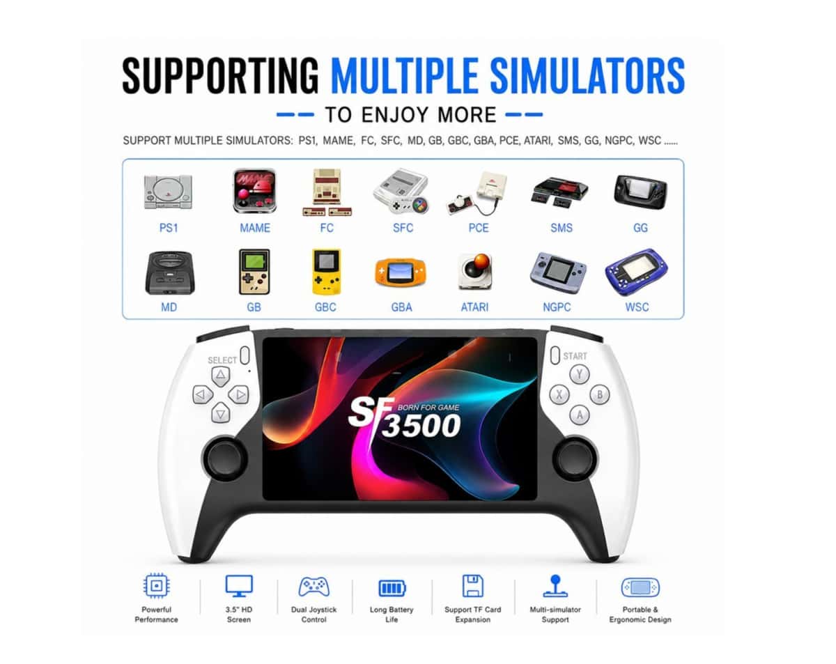 Retro game console R36S 5-inch IPS HD - Tenderyard