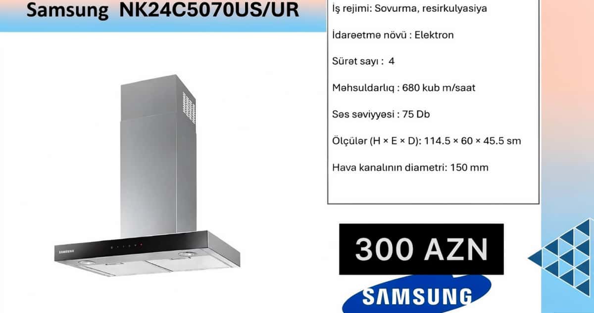 Samsung cooker hood - Tenderyard