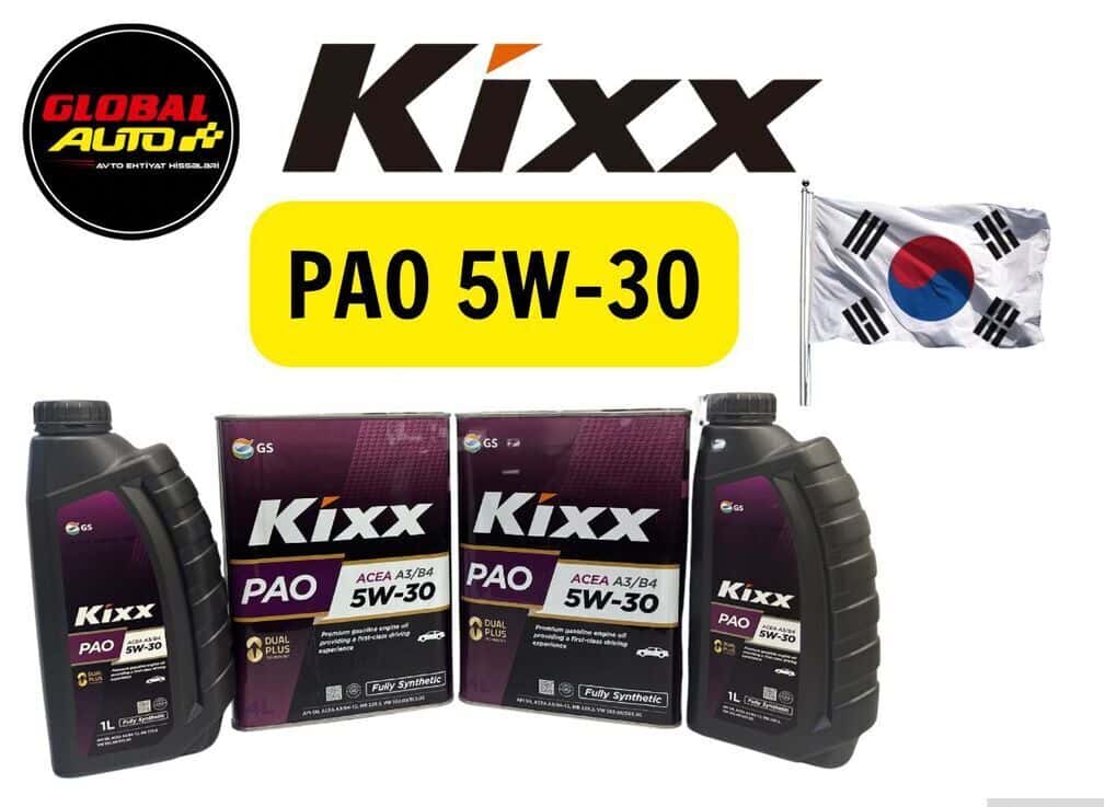 Motor yağı Kixx PAO A3/B4 5W-30 - Tenderyard