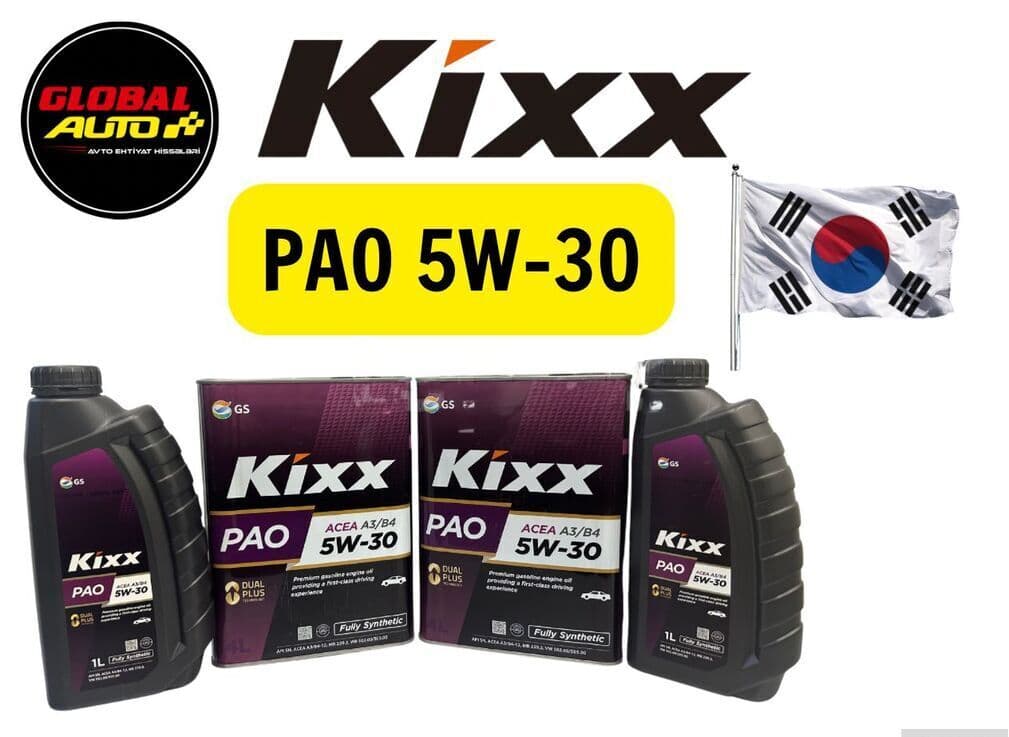 Motor yağı Kixx PAO A3/B4 5W-30