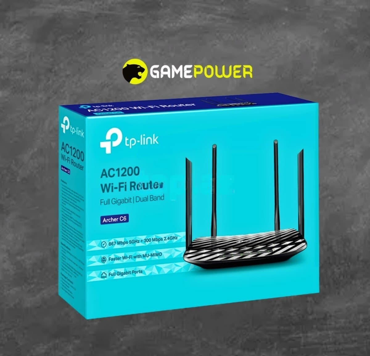 TP-Link Archer C6 AC1200 Wi-Fi Router