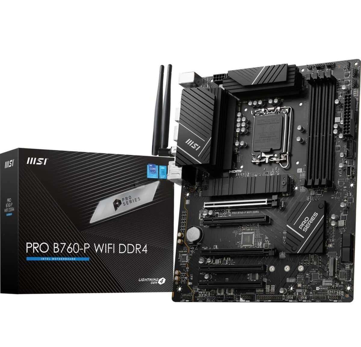 Motherboard MSI PRO B760-P WIFI DDR4 LGA1700 - Tenderyard