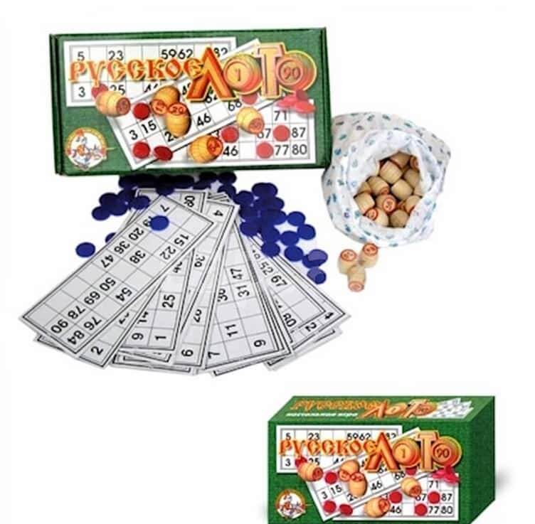 Russian Lotto Game Set - Tenderyard