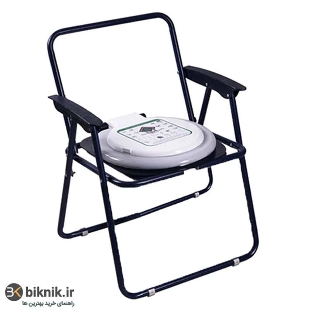 Foldable sanitary toilet chair for disabled and patients - Tenderyard