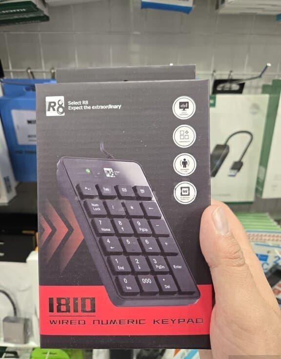 R8 1810 Simli Numpad Klaviatura