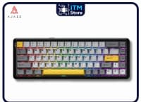 Mexaniki klaviatura Ajazz AK680 Max Black Gray Yellow — şəkil 1