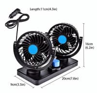 Avtomobil üçün qoşa başlıqlı ventilyator — şəkil 2