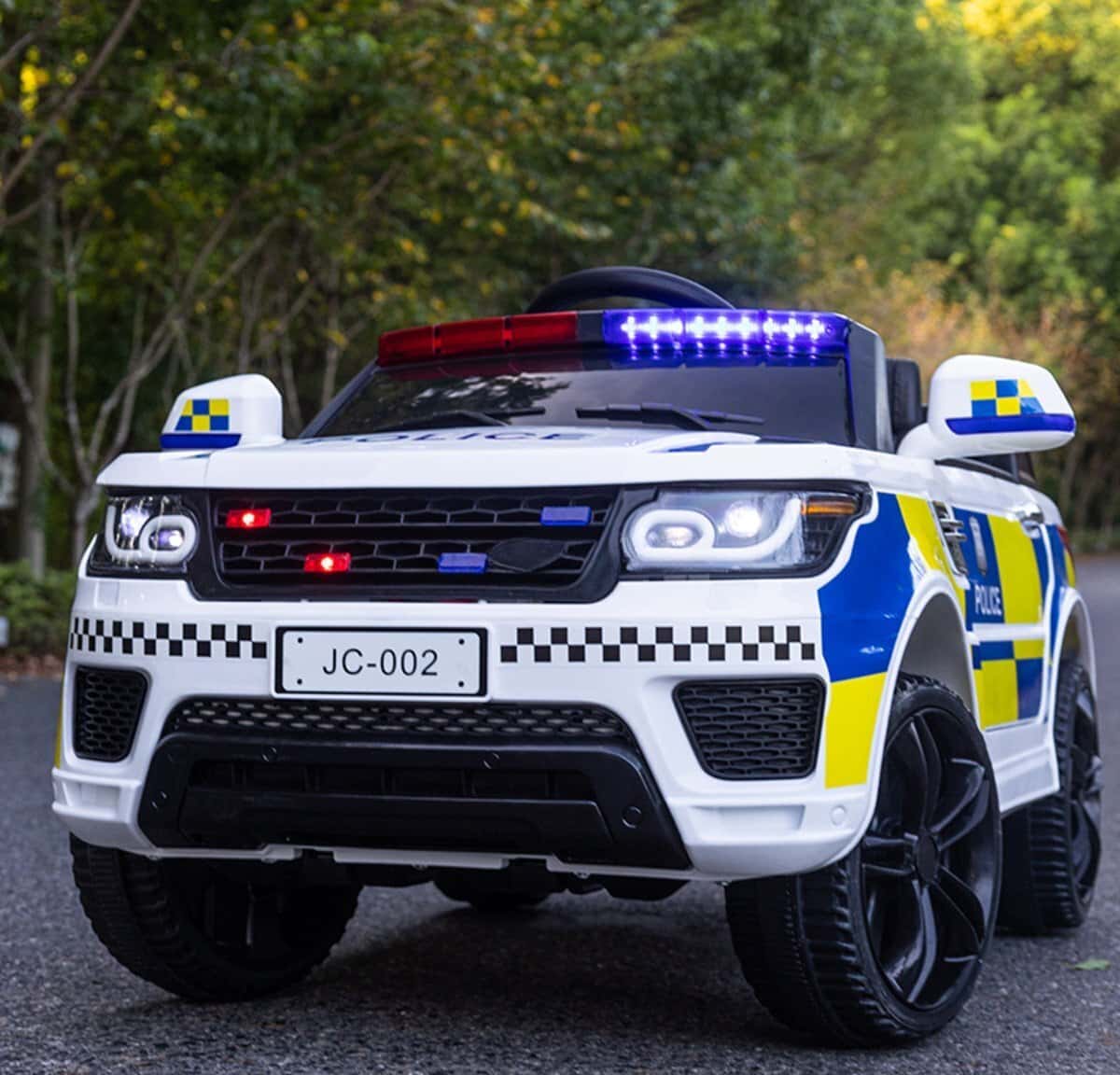 Uşaq elektromobili YBQ JC-002 polis dizaynlı 12V - Tenderyard