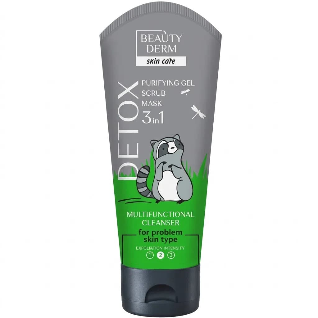 Beautyderm Skin Care Üz Yuma Geli-Skrab, 75 ml