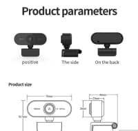 Veb-kamera 1080p HD Mini Webcam — şəkil 6