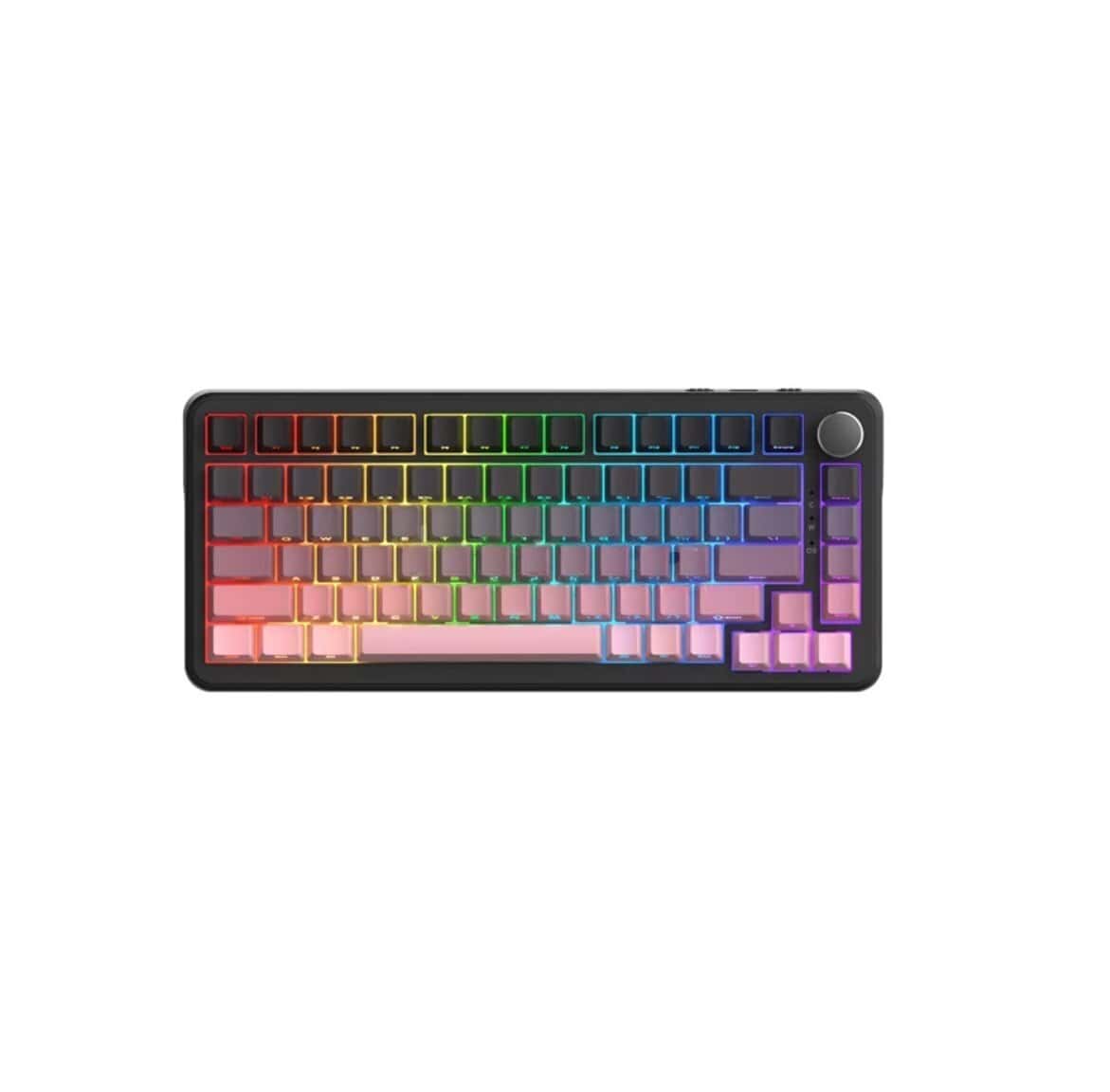Mechanical keyboard Ajazz AK820 Max Gradient Pink Magnetic - Tenderyard