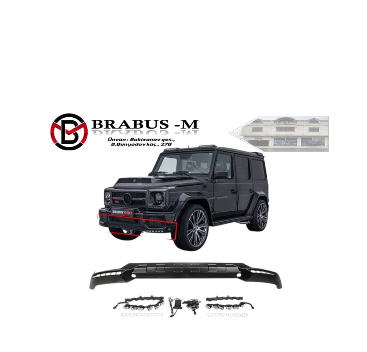 Ön lip Mercedes G-Class