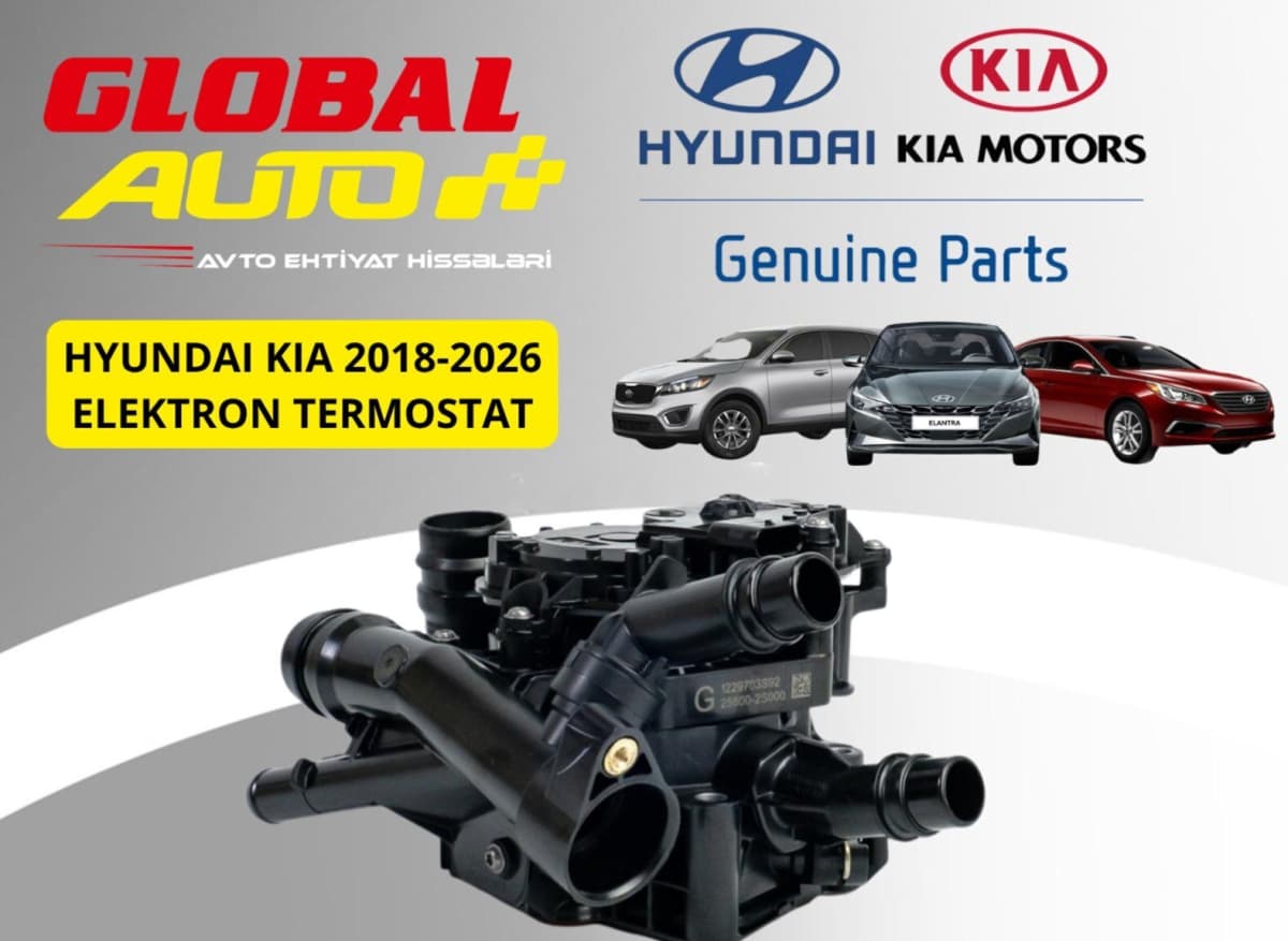 Elektron termostat Hyundai və Kia (2018-2026)