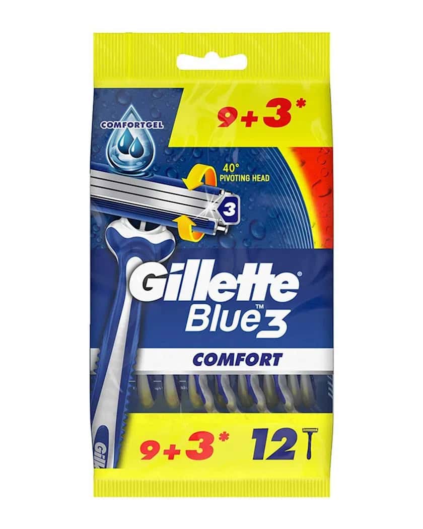 Blue Comfort Birdəfəlik Ülgüc Dəsti, 12 ədəd - Tenderyard
