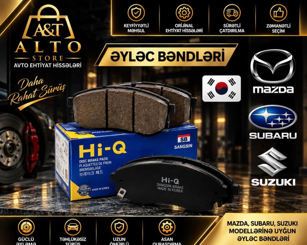 Əyləc bəndləri Mazda, Subaru və Suzuki üçün - Tenderyard