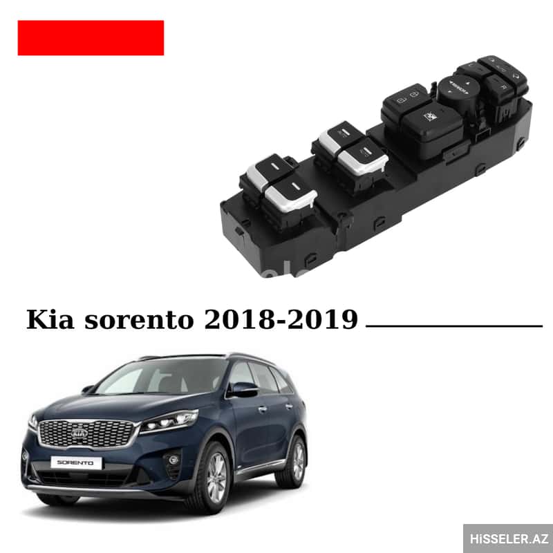 Window switch control panel for Kia Sorento 2015-2018 - Tenderyard