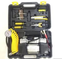 Avtomobil təkər nasosu 12V 2 porşenli kompressor — şəkil 1