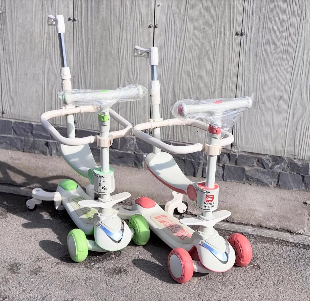Uniseks uşaq skuteri, Kikbord skuter, Ağ rəng