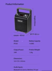 Dinamik Edifier PP205 multimedia sistemi — şəkil 6
