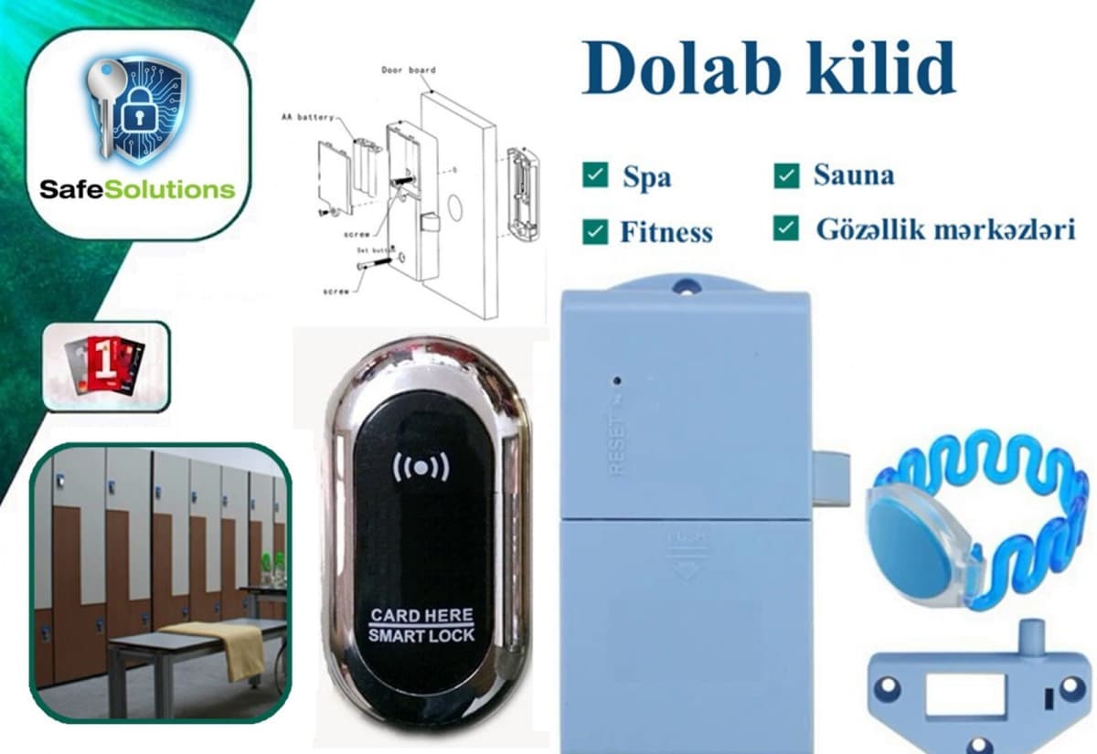 S-114 Elektron Ağıllı Dolab Kilid Sistemi